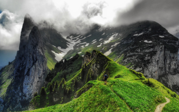 Blick auf die Saxer Lücke