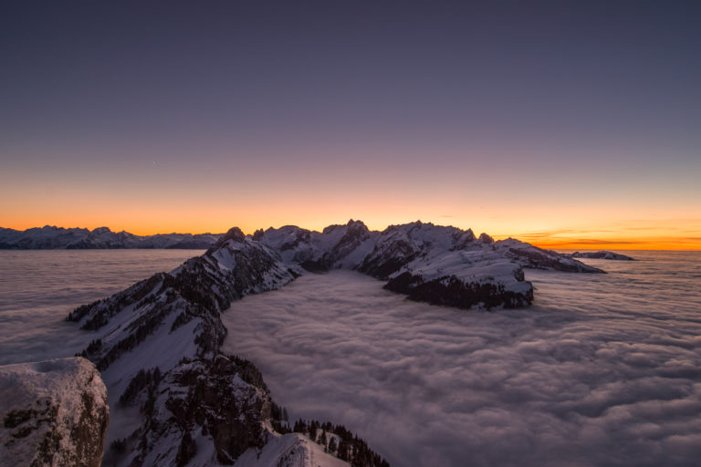 Panorama Sonnenuntergang