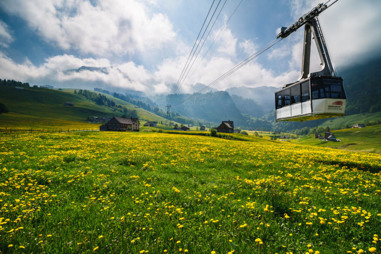 Seilbahn Hoher Kasten - Frühling